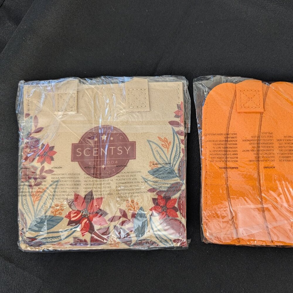 Scentsy Harvest Collection felt bags